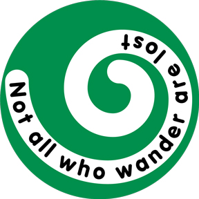 Not All Who Wander Are Lost Button